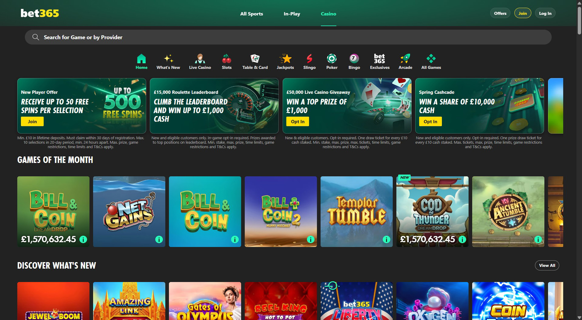 4. bet365 Casino - Trusted Maestro Casino Option