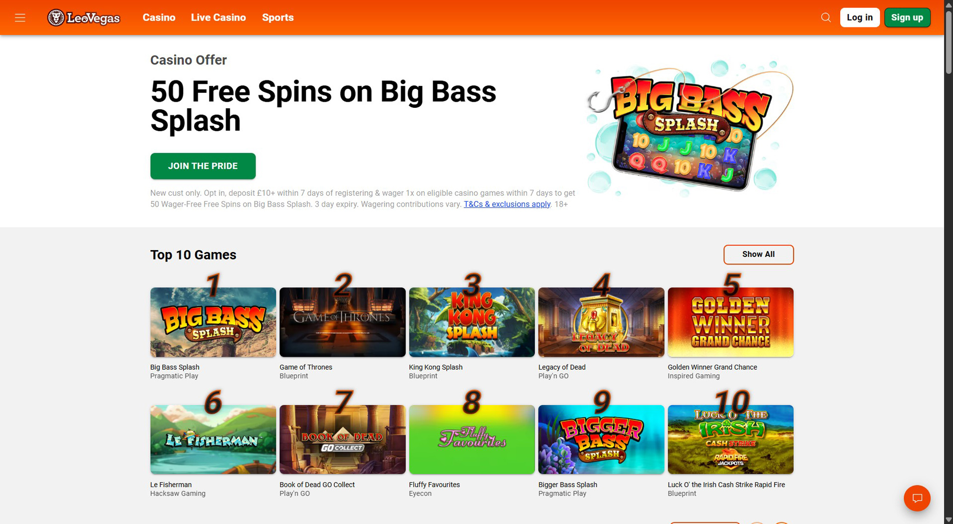 6. LeoVegas - Quick Maestro Casino Payouts